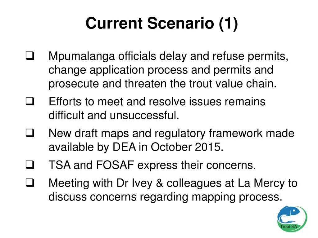 current scenario 1