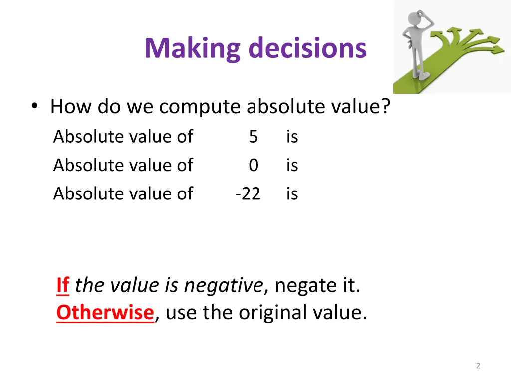 making decisions