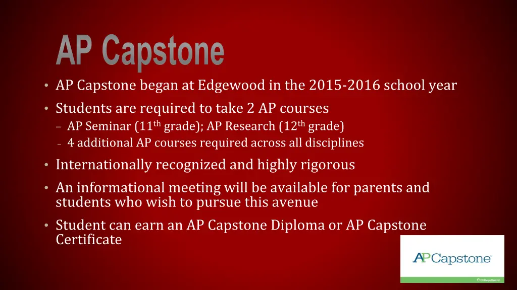 ap capstone