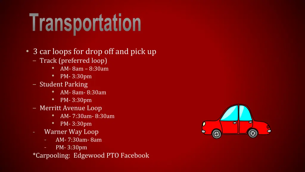 transportation
