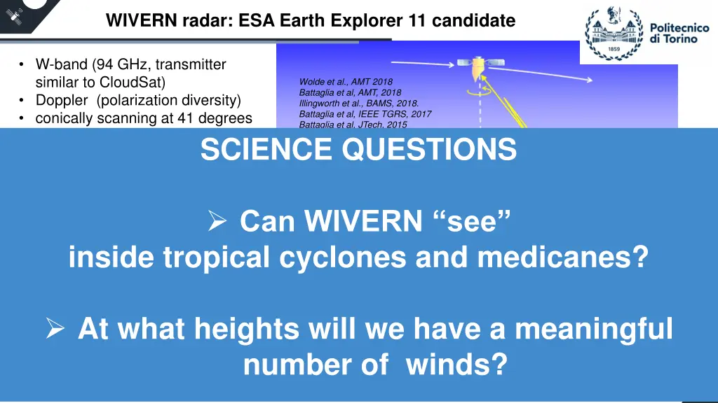 wivern radar esa earth explorer 11 candidate