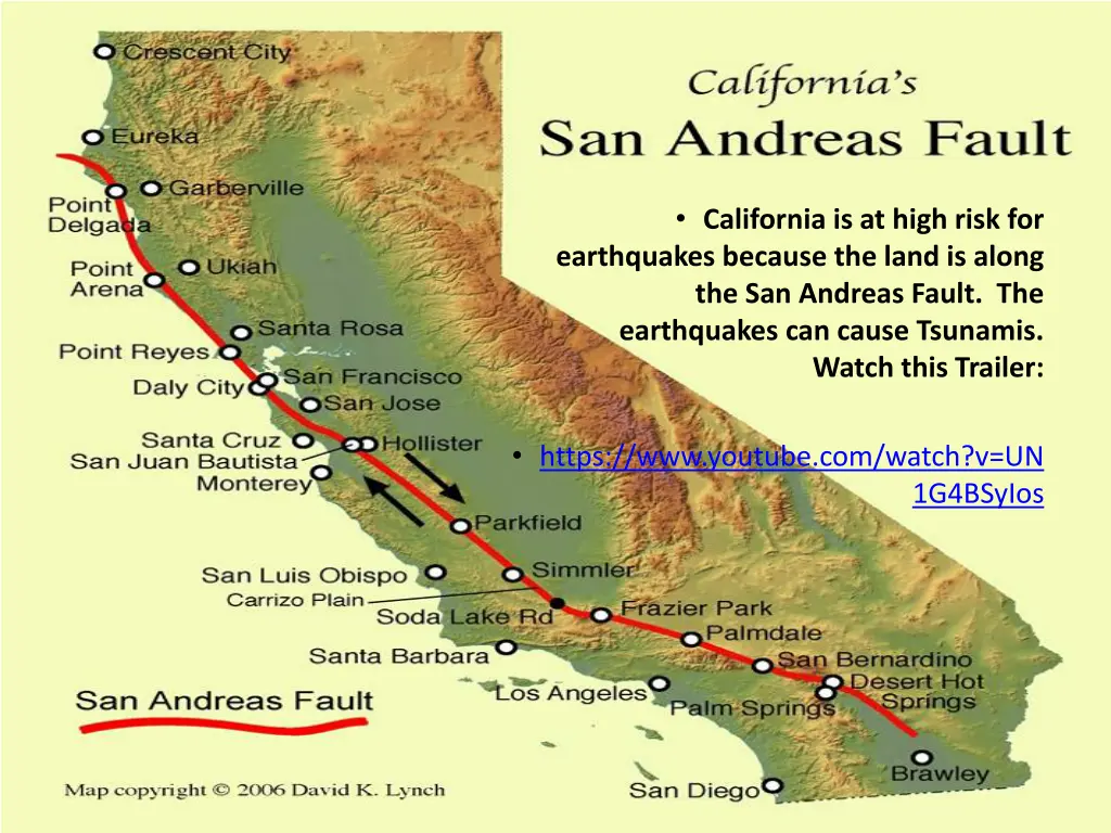 california is at high risk for earthquakes