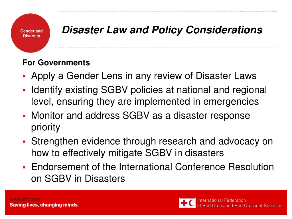 disaster law and policy considerations