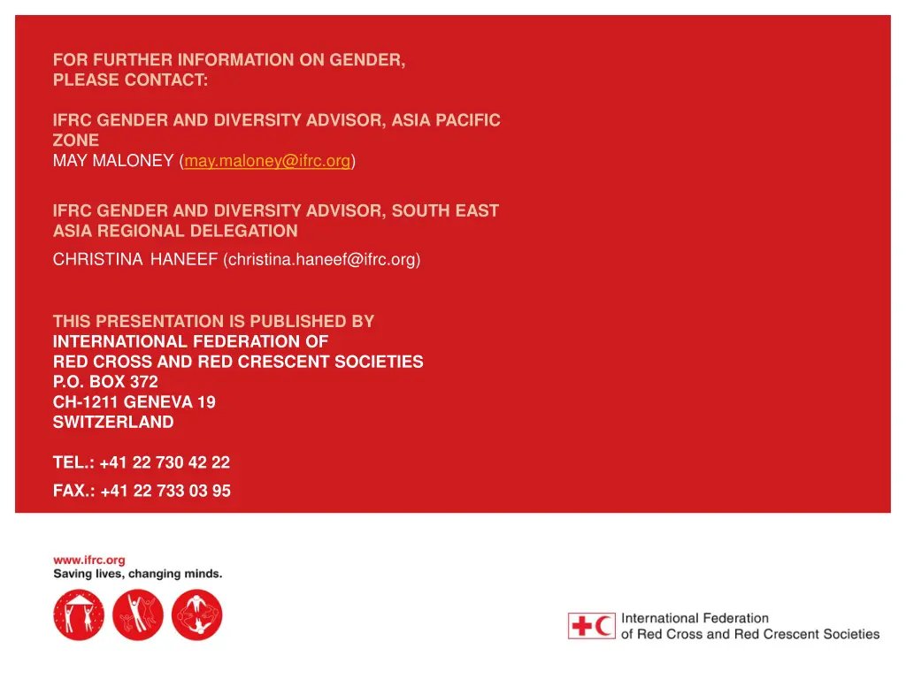 for further information on gender please contact