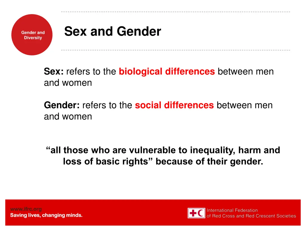 sex and gender