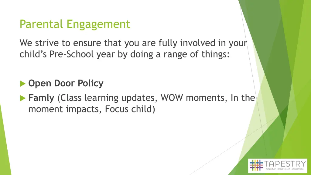 parental engagement