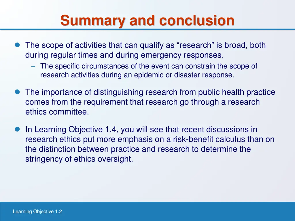 summary and conclusion