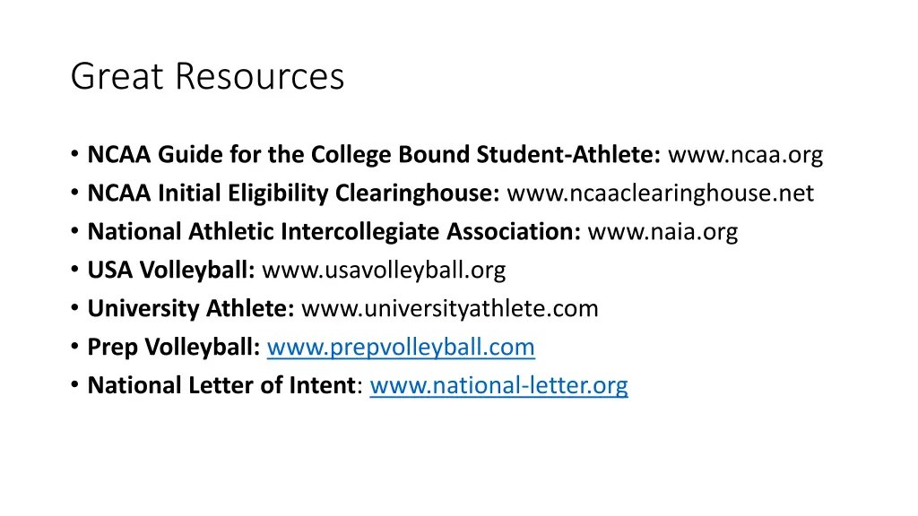 great resources
