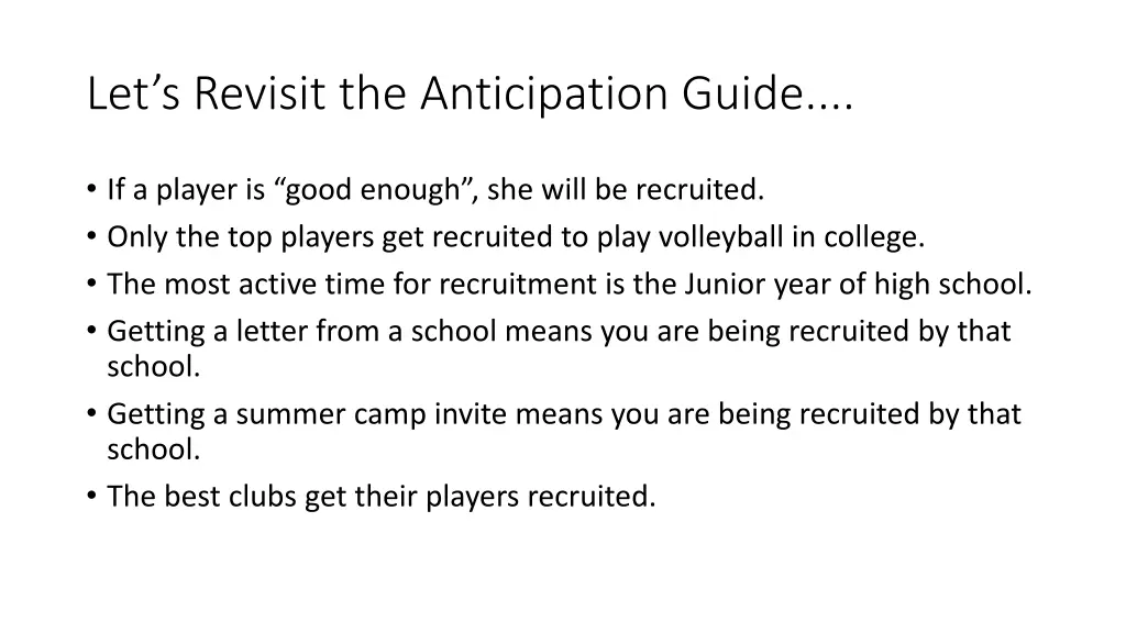 let s revisit the anticipation guide