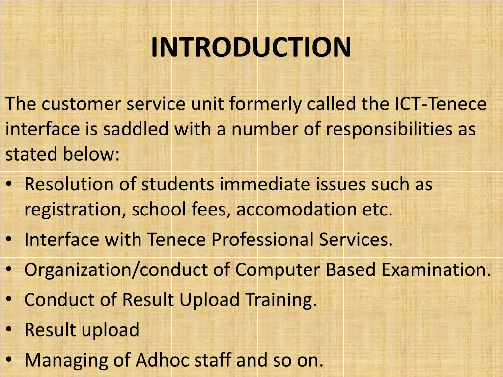 introduction