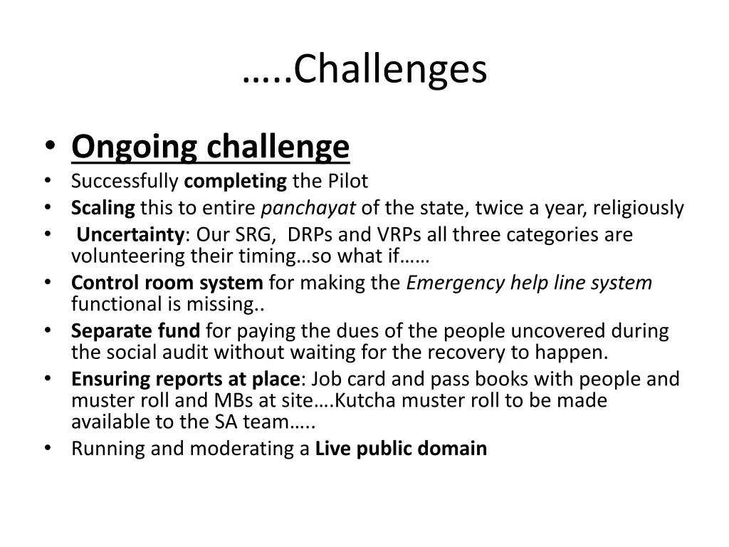 challenges 1