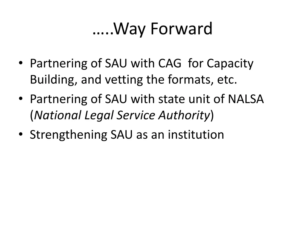 way forward 1