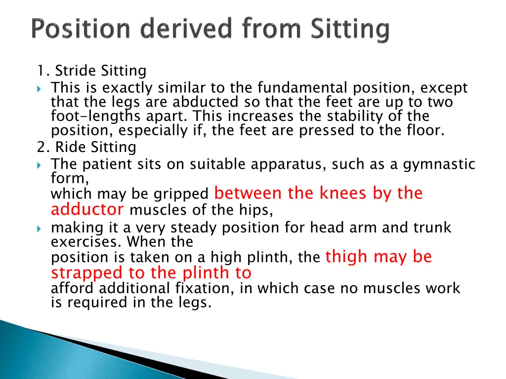 1 stride sitting this is exactly similar