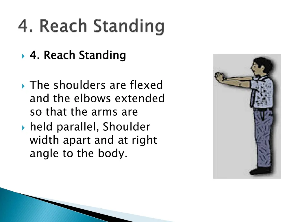 4 reach standing