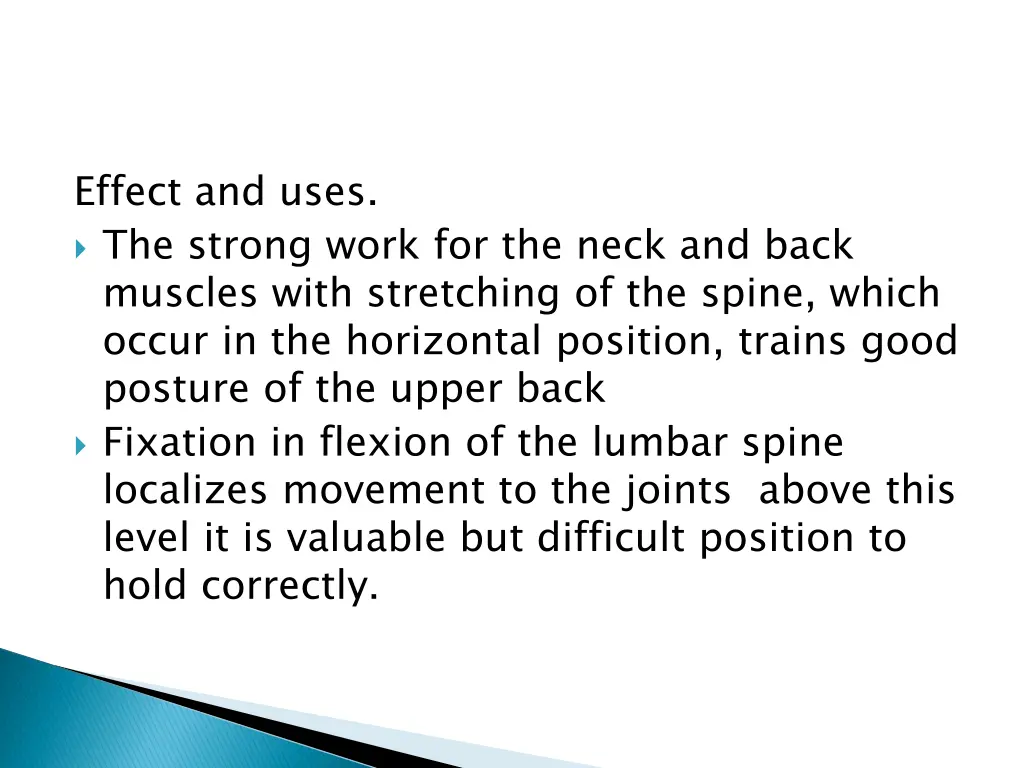 effect and uses the strong work for the neck