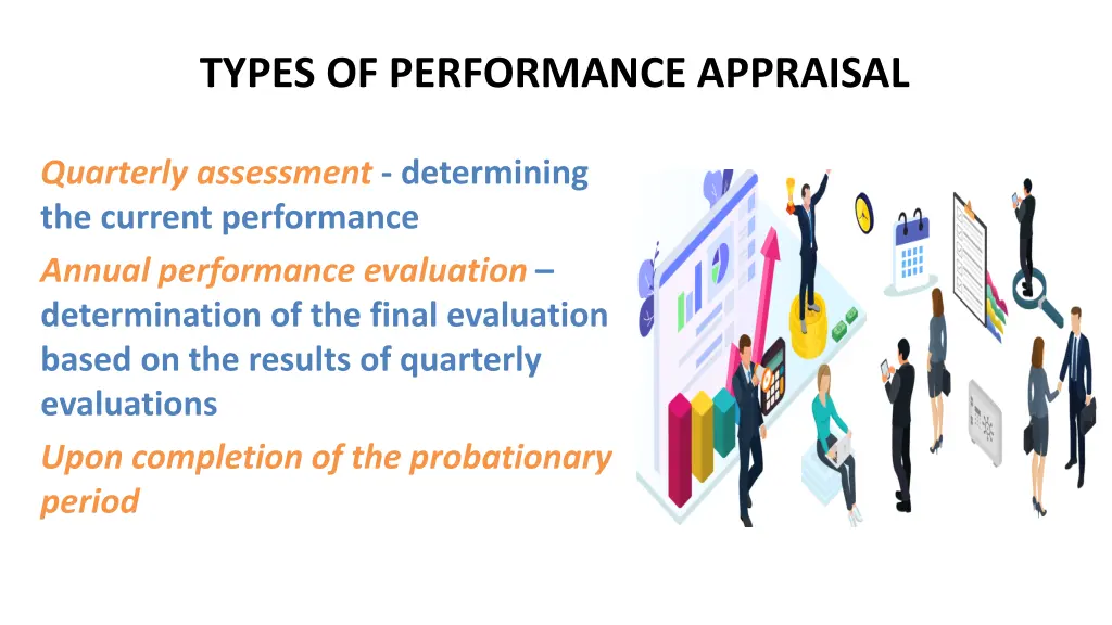 types of performance appraisal