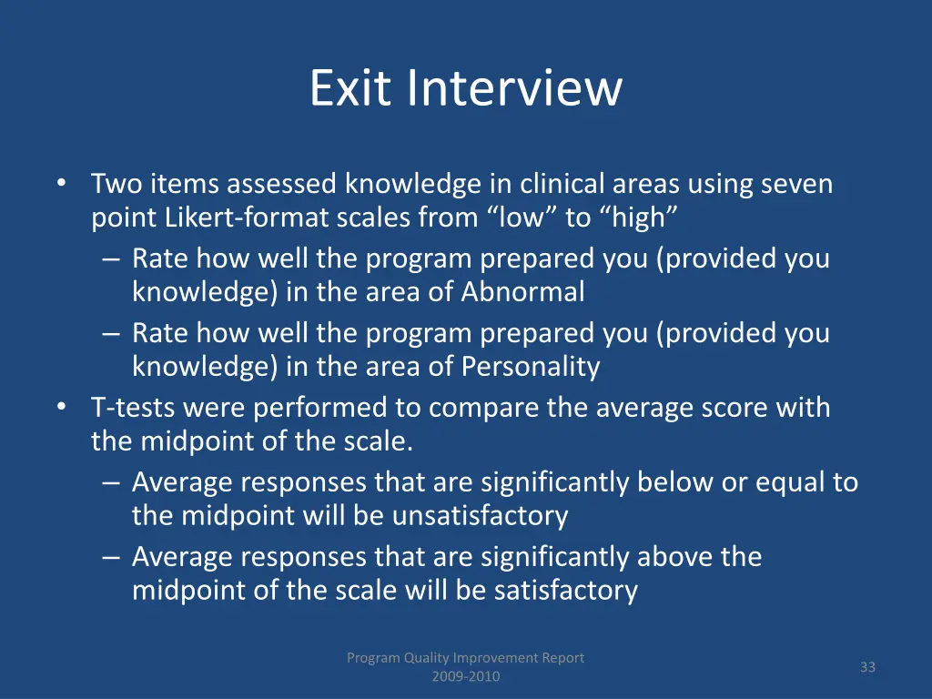 exit interview 1