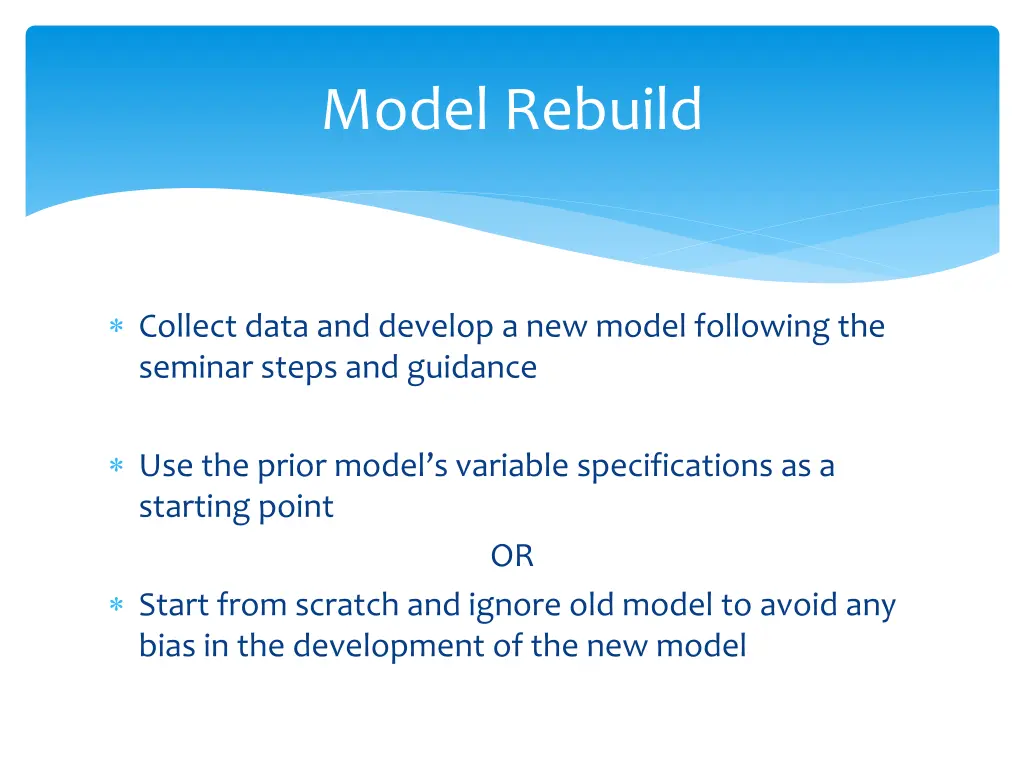 model rebuild 1