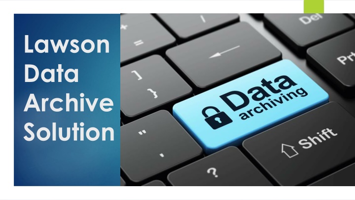 lawson data archive solution