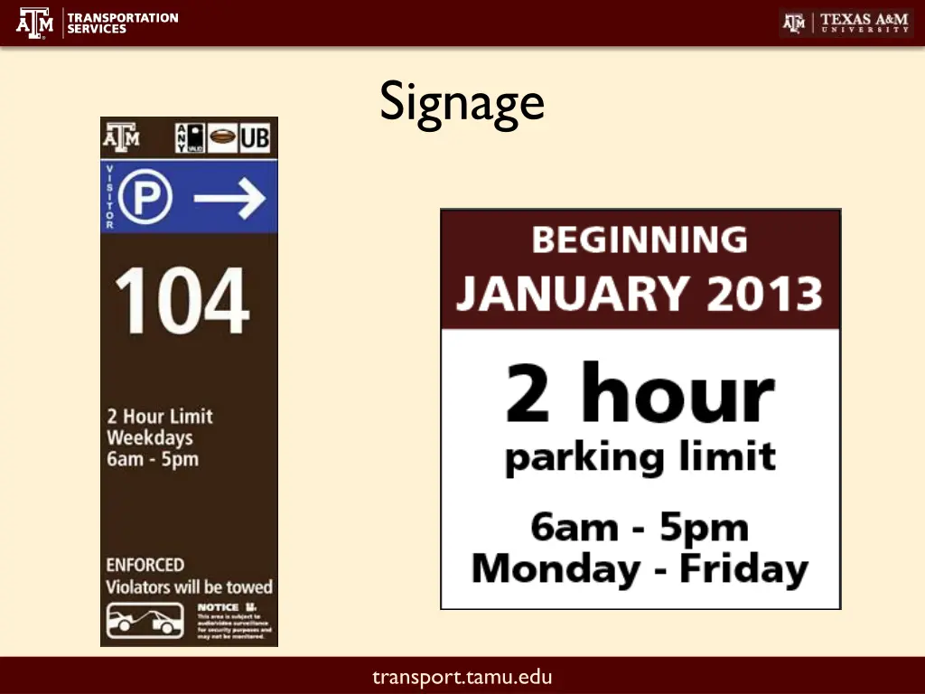 signage