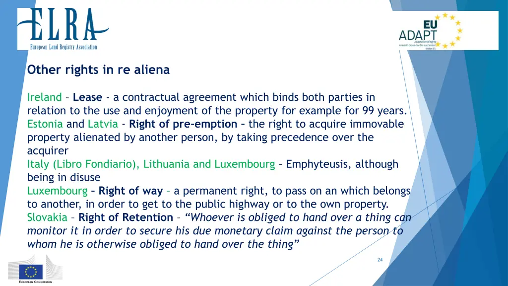 other rights in re aliena