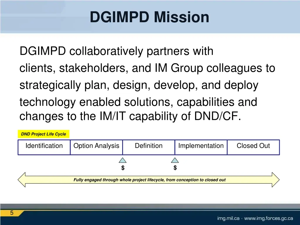 dgimpd mission