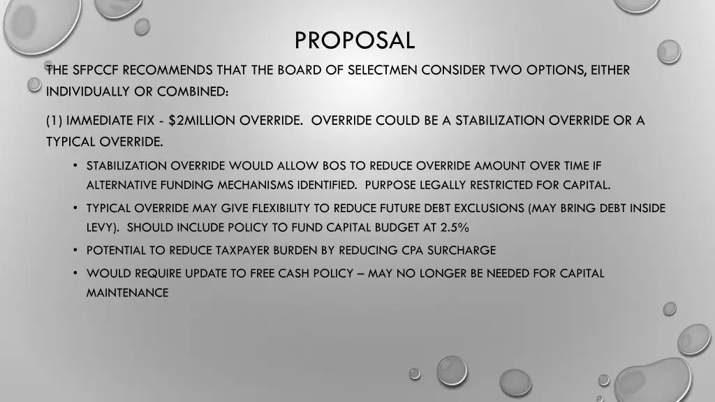 proposal