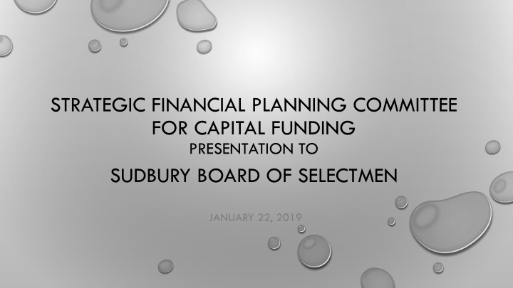 strategic financial planning committee