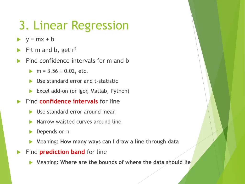 3 linear regression