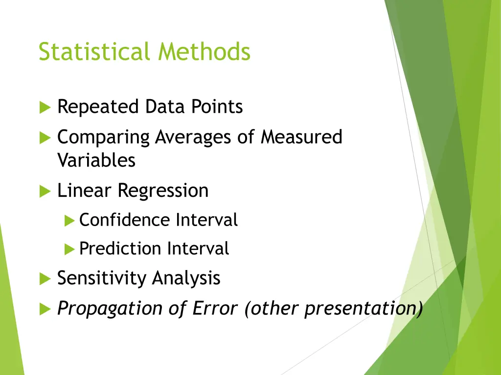 statistical methods