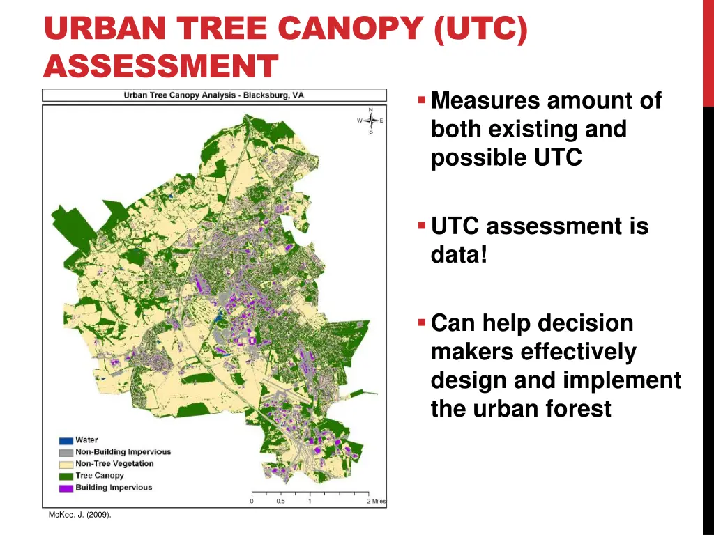 urban tree canopy utc assessment
