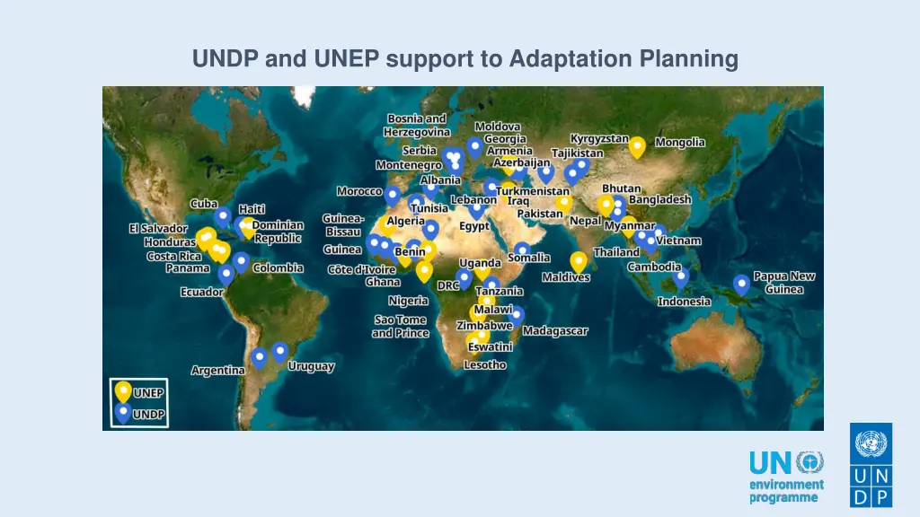 undp and unep support to adaptation planning