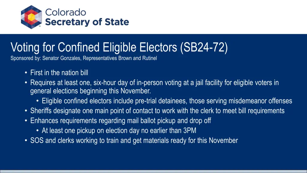 voting for confined eligible electors sb24