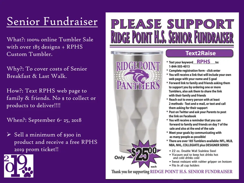 senior fundraiser