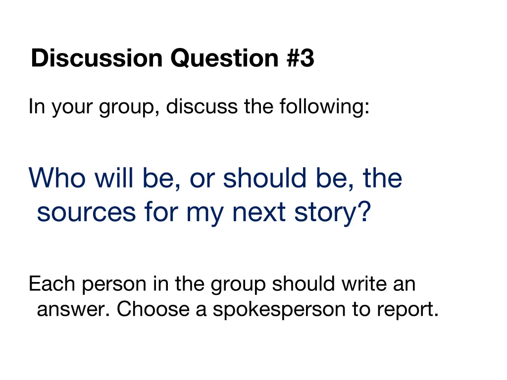 discussion question 3