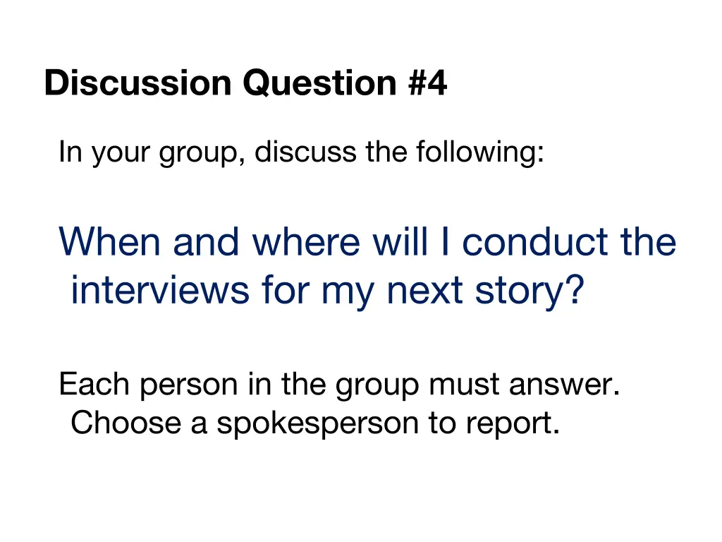 discussion question 4
