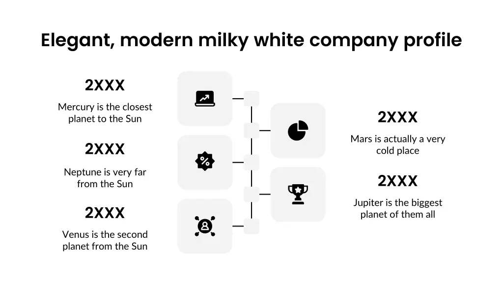 elegant modern milky white company profile 10