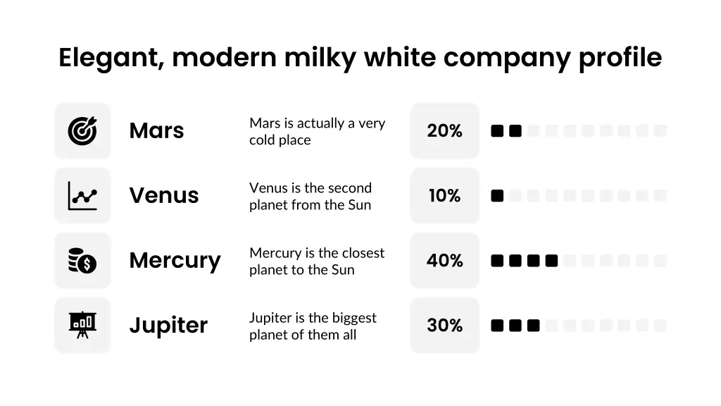 elegant modern milky white company profile 14