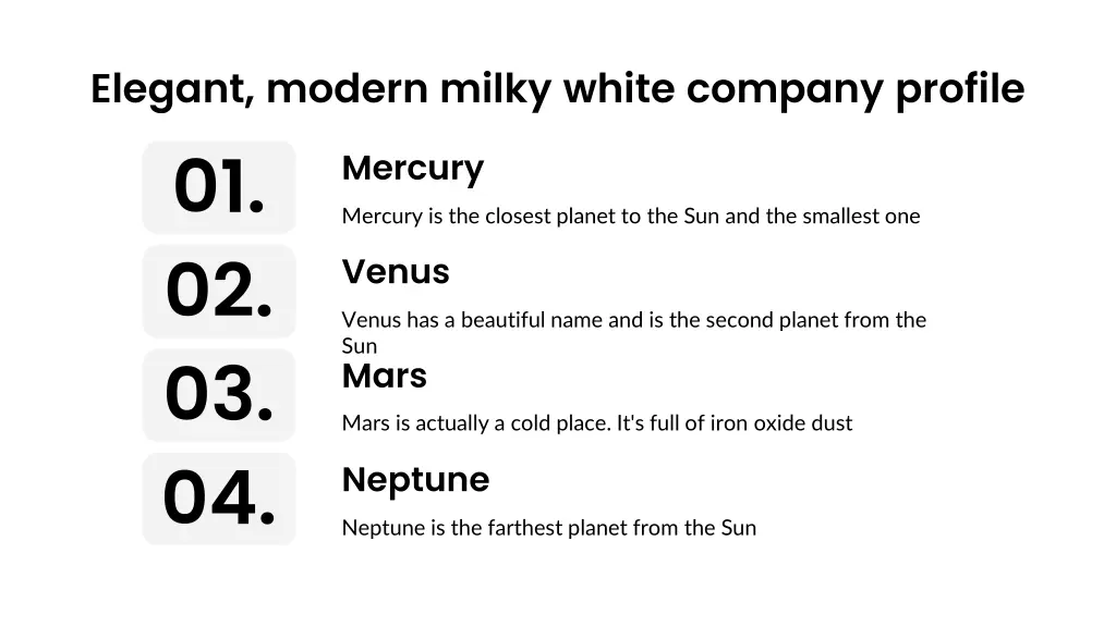 elegant modern milky white company profile 29