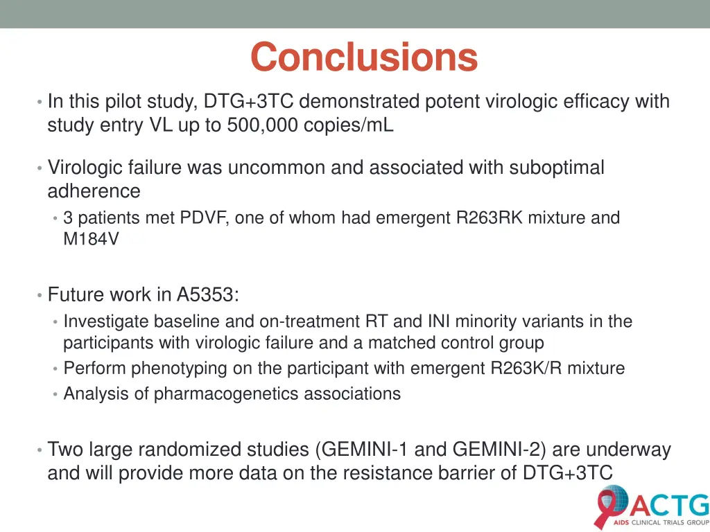 conclusions