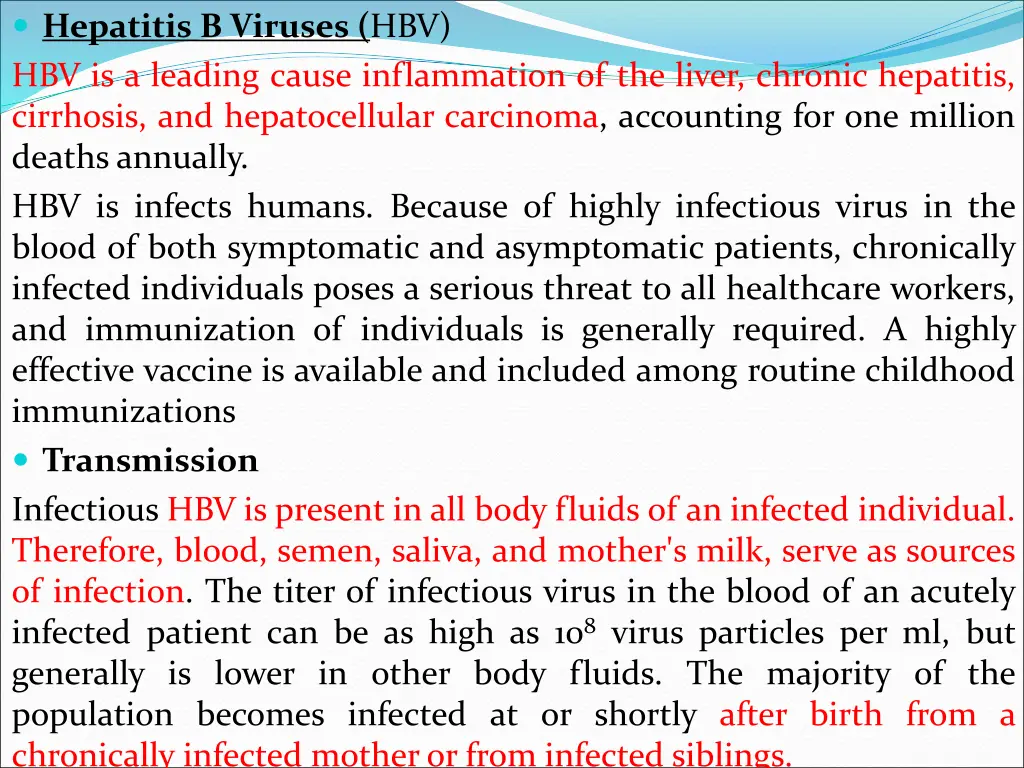 hepatitis b viruses hbv hbv is a leading cause