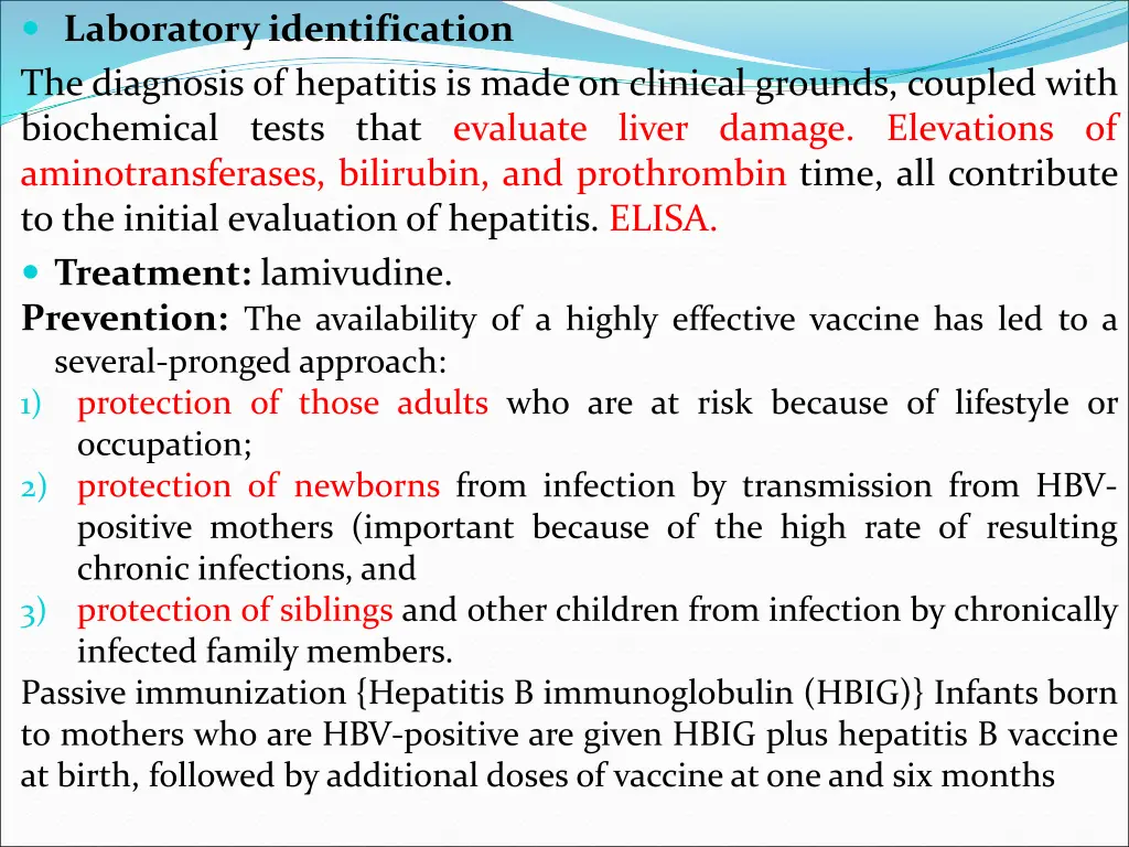 laboratory identification the diagnosis