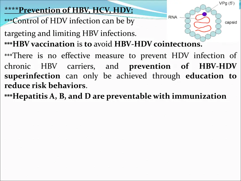 prevention of hbv hcv hdv control