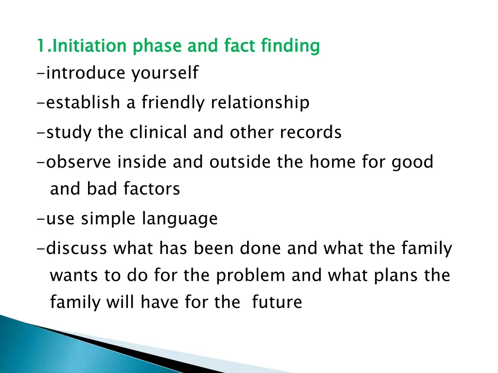 1 initiation phase and fact finding introduce