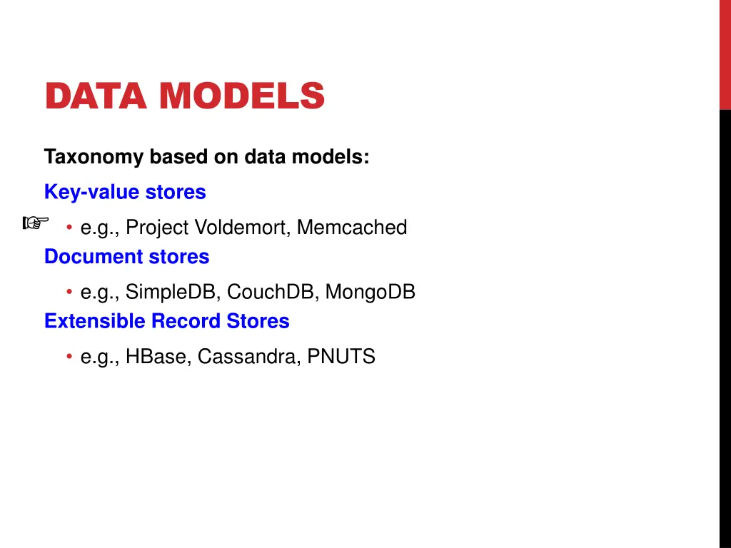 data models