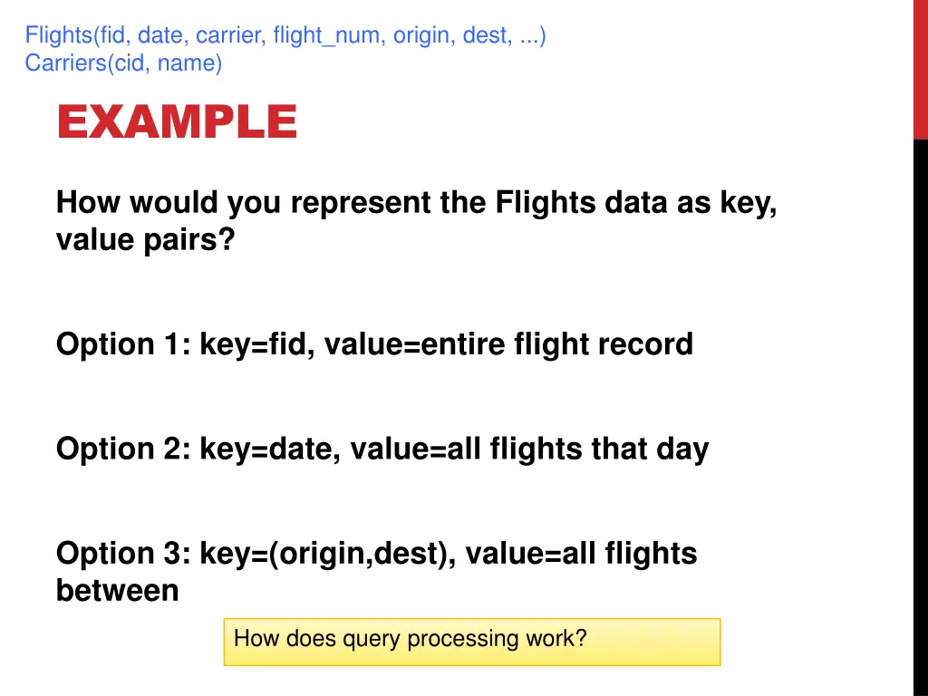 flights fid date carrier flight num origin dest 3