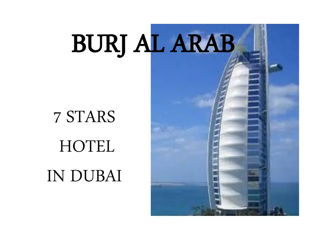 burj al arab burj al arab