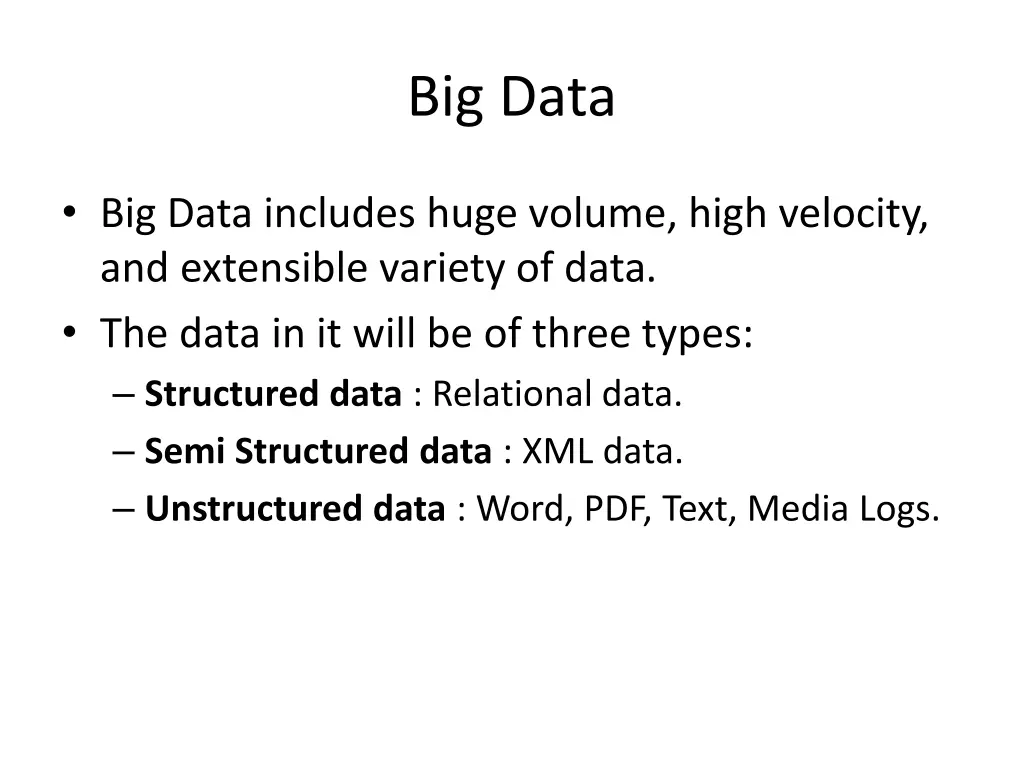 big data
