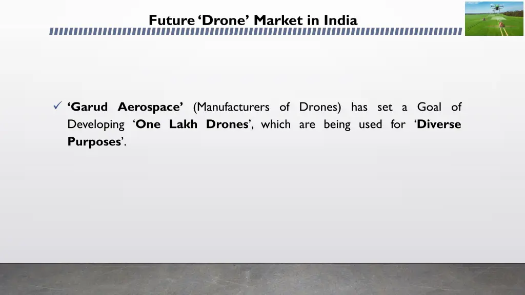 future drone market in india 10