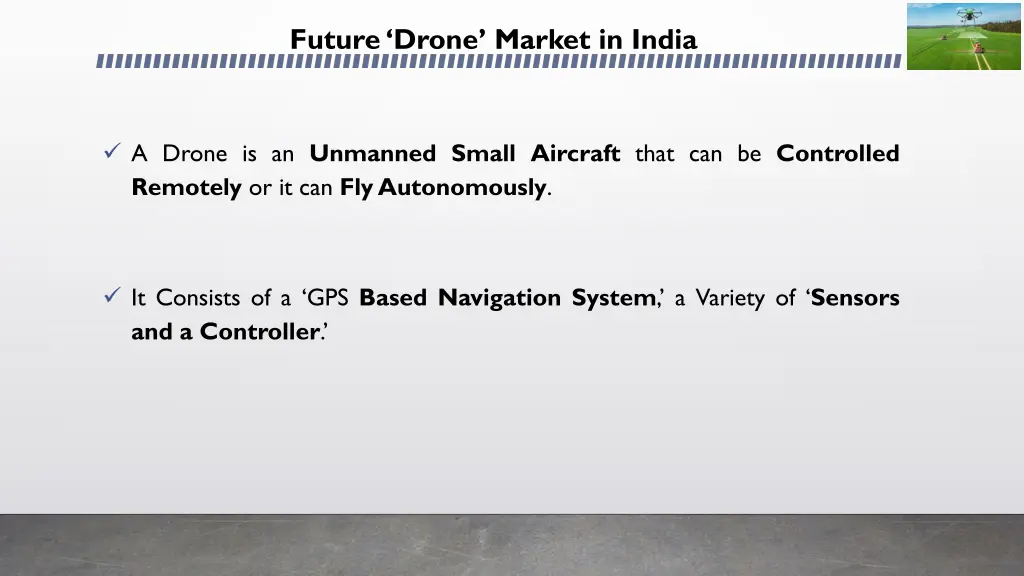 future drone market in india 12